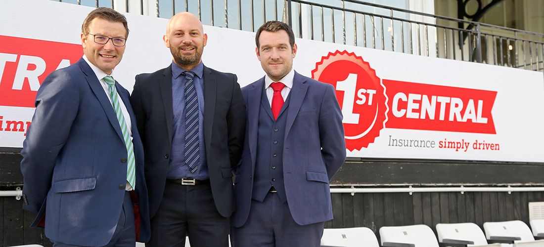 1<sup>ST</sup> CENTRAL announces renewal of Sussex Cricket sponsorship