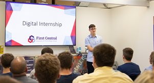 Digital interns chip in to make an impact at First Central