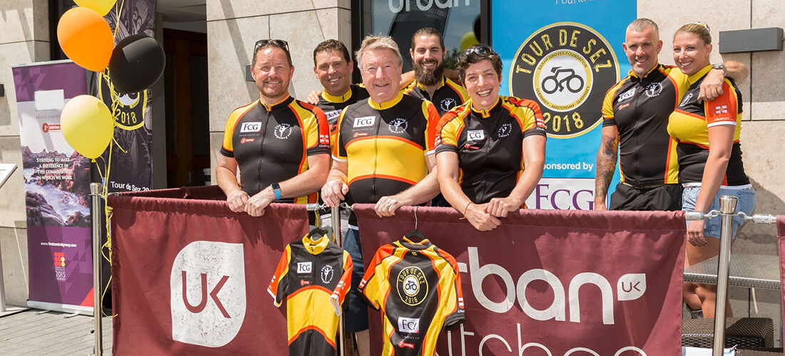 Tour de Sez riders get ready for the start line